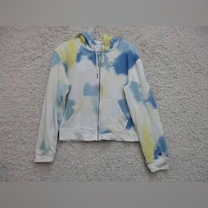 Champion Tie Dye Zip-up Hoodie/Sweatshirt